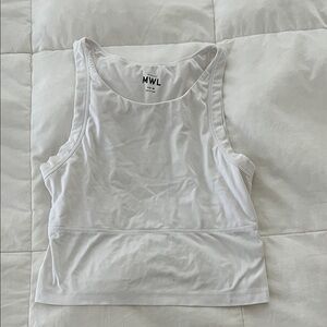 Madewell Athletic White Tank Top
